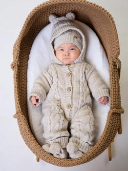 Конверт на выписку для новорожденных зимний