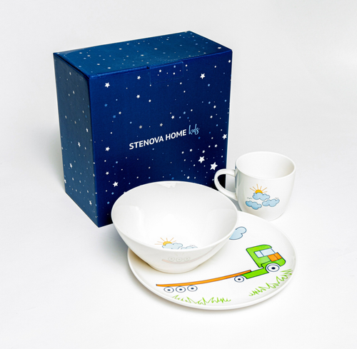 Набор детской фарфоровой посуды Truck