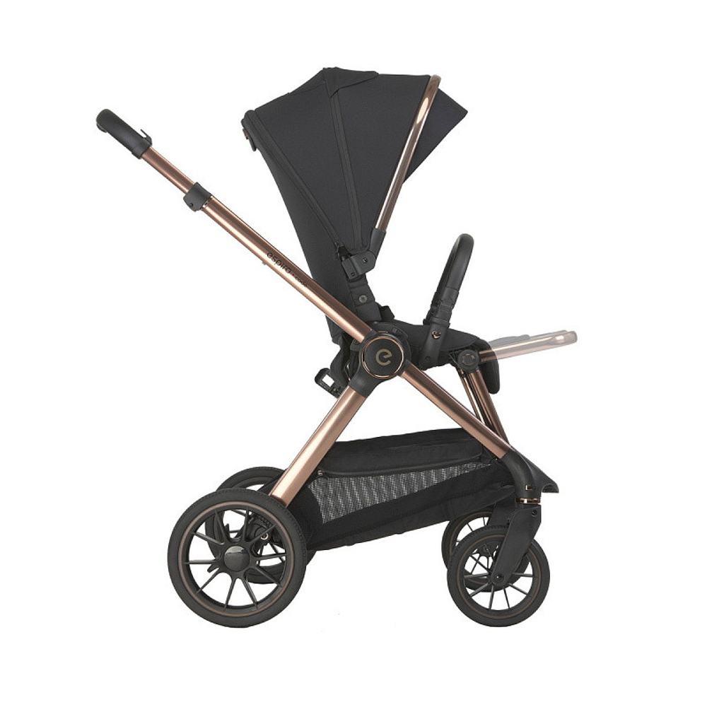 Детская коляска 3 в 1 Espiro Code 2025 и автокресло Pi Beige 10 clever black/Бежевый (Beige 109)