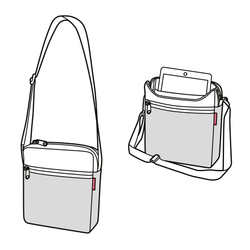 Сумка crossbag canvas blue