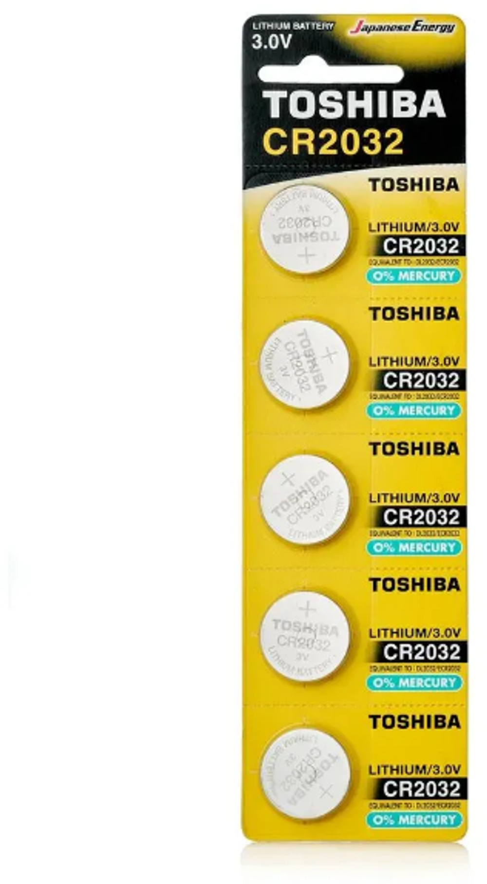 Батарейка CR2032 TOSHIBA BL (Цена за 5шт)
