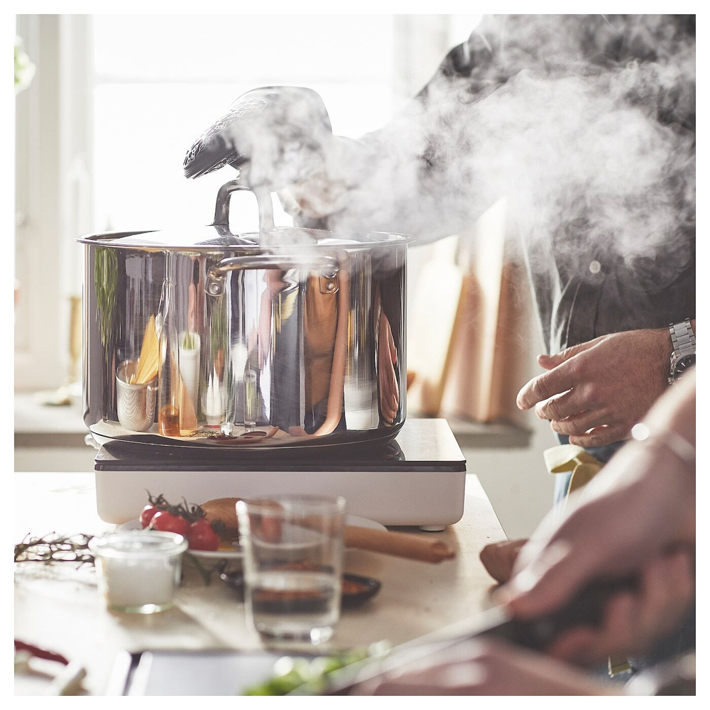 Кастрюля с крышкой IKEA 365+, Нержавеющая сталь, 10 л