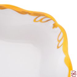 Салатник квадратный на ножке Queen's Crown Prestige 23 см