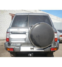 Фаркоп на Nissan Patrol GR 1998-2009 без выреза в бампере. Тип шара: A. Нагрузки: 2000/75 кг, масса фаркопа 20,5 кг (без электрики в комплекте) - 4323-A Oris