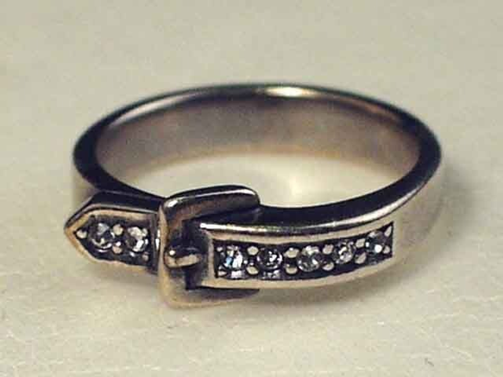 "Поясок" кольцо в серебряном покрытии из коллекции "Linkage" от Jenavi