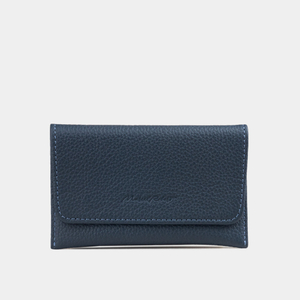 Кофр для украшений Medium из кожи теленка, синего цвета