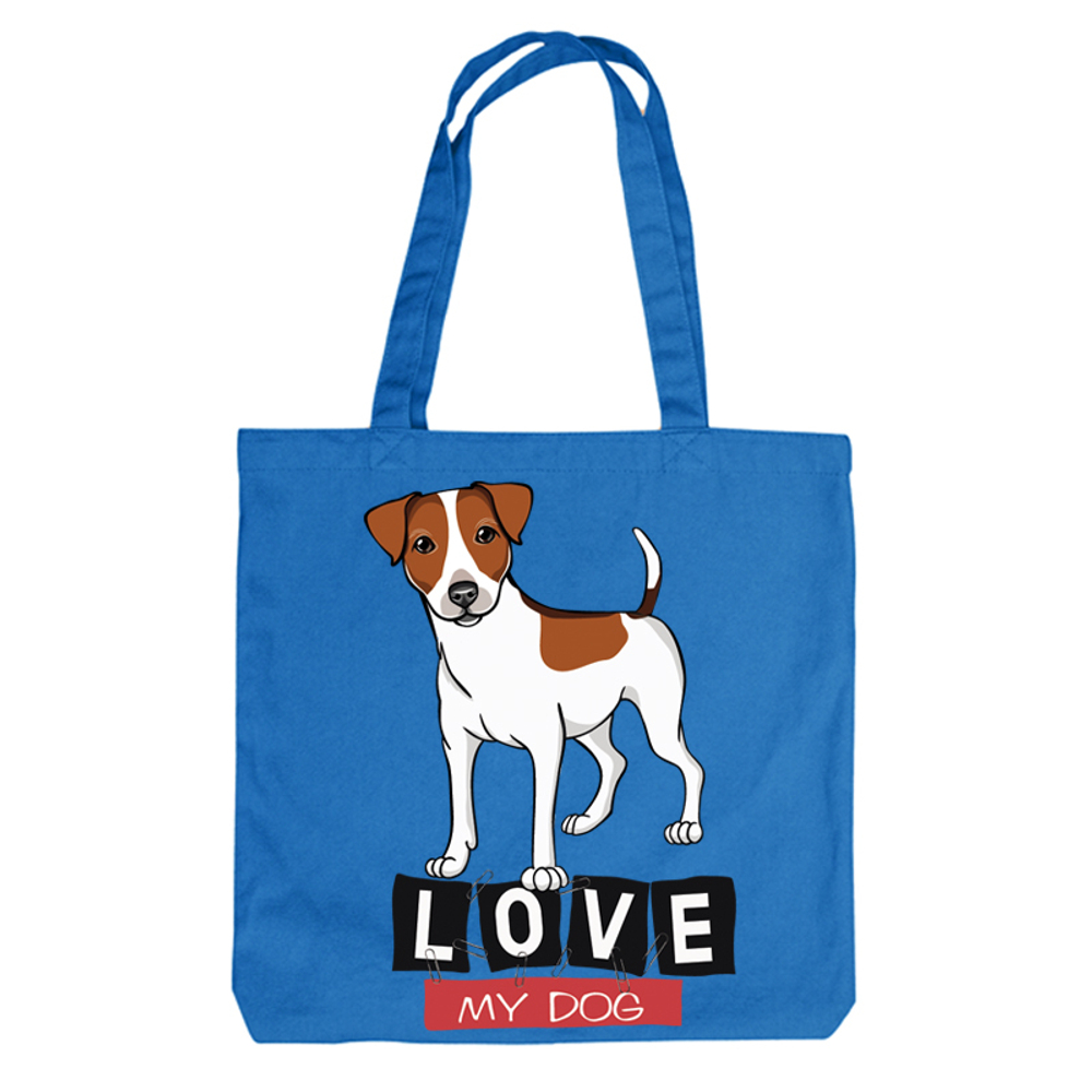 Тканевая сумка "Джек - люблю свою собаку"