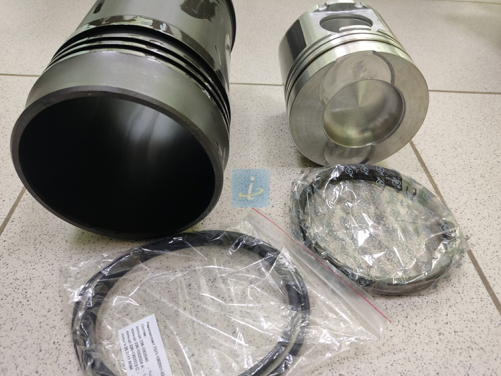 Гильза, поршень, упл. и порш. кольца, к-т на один цилиндр КМЗ 7511.1004005-10