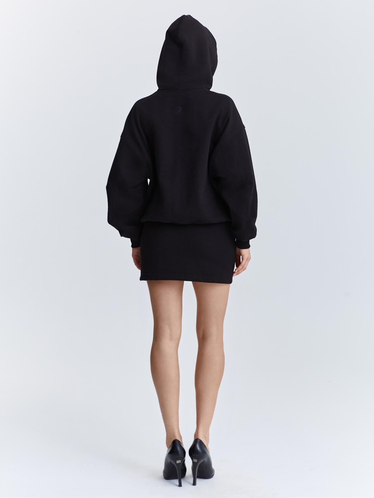 Юбка мини из футера