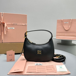 Leather Hobo Bag 20 cm