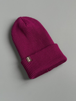 Шапка вязаная весенняя/осенняя МУЛА (Винный)
