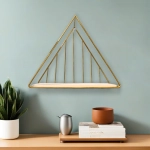 Полка подвесная «ЛОФТ ИДЕЯ», треугольник, цвет золото, 22*25*10см (лейбл Селфи)