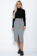 Юбка Осень в Париже (серая) Ю10981 LT Collection