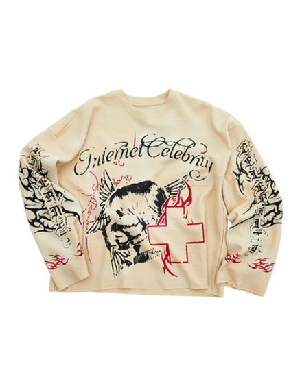 Internet Celebrity L. // Black-Red Print