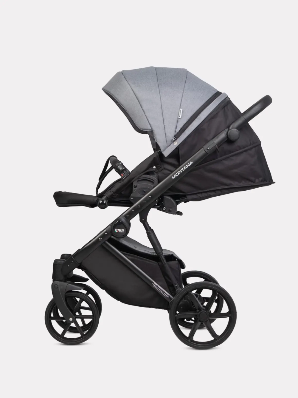 Коляска 2 в 1 Riko Basic Montana цвет 52 Grey (серый)