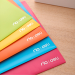 Папка-конверт на кнопке DELI "RIO" однотон, А4, 0,18 мм, ассорти