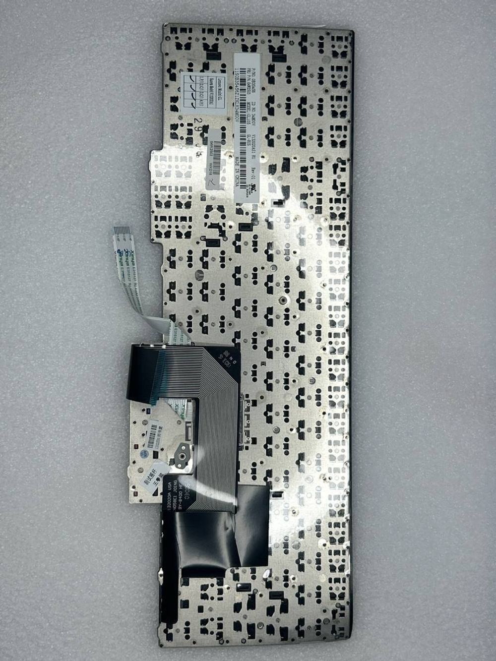 Клавиатура для ноутбука Lenovo E530 раскладка - русская, без подсветки, черная (04W2503), оригинал