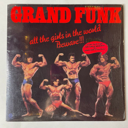 Винтажная виниловая пластинка LP Grand Funk All The Girls In The World Beware (USA 1974)