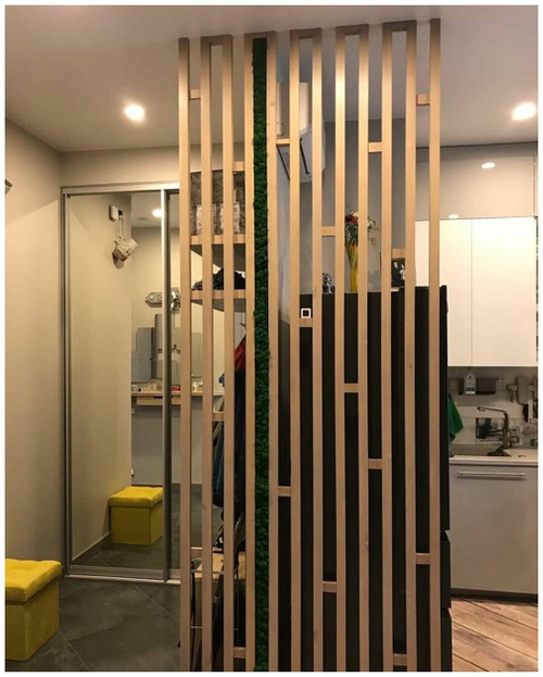 Дизайнерская перегородка из Сосны 40х60мм