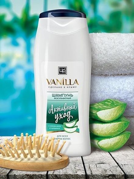 Vanilla Шампунь с соком алоэ и каланхоэ для всех типов волос