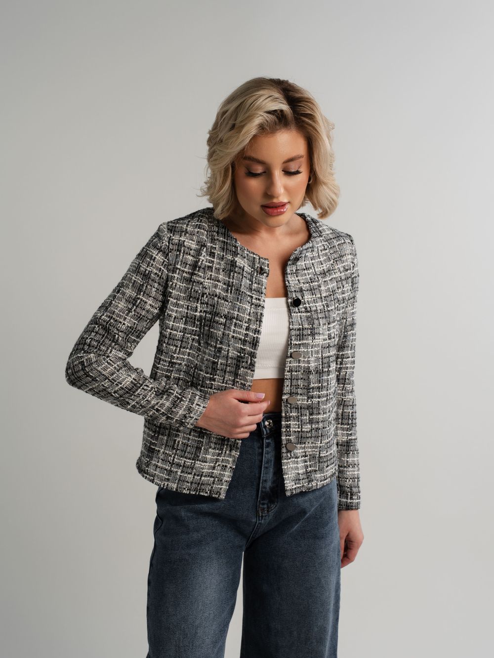 Костюм с брюками Марлин (серый) К15120-10М LT Collection