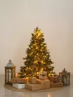 Елка с гирляндой «Грацио»й (Литая+пвх) 120 см / 1,2 м