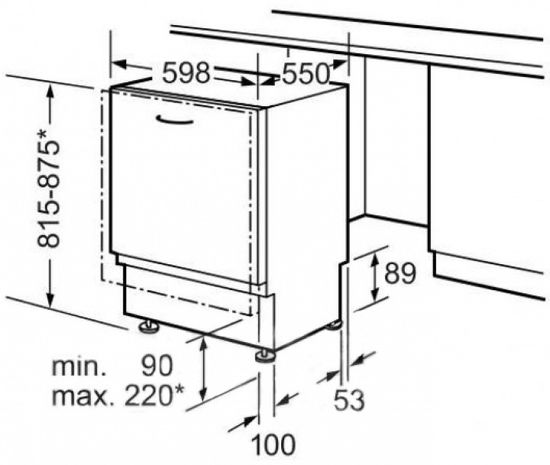 Встраиваемая посудомоечная машина Bosch SMV 58N90