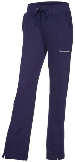 Женские теннисные брюки Tecnifibre Lady Cotton Pants - небесный
