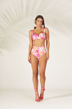Купальник раздельный "Ретро", розовый