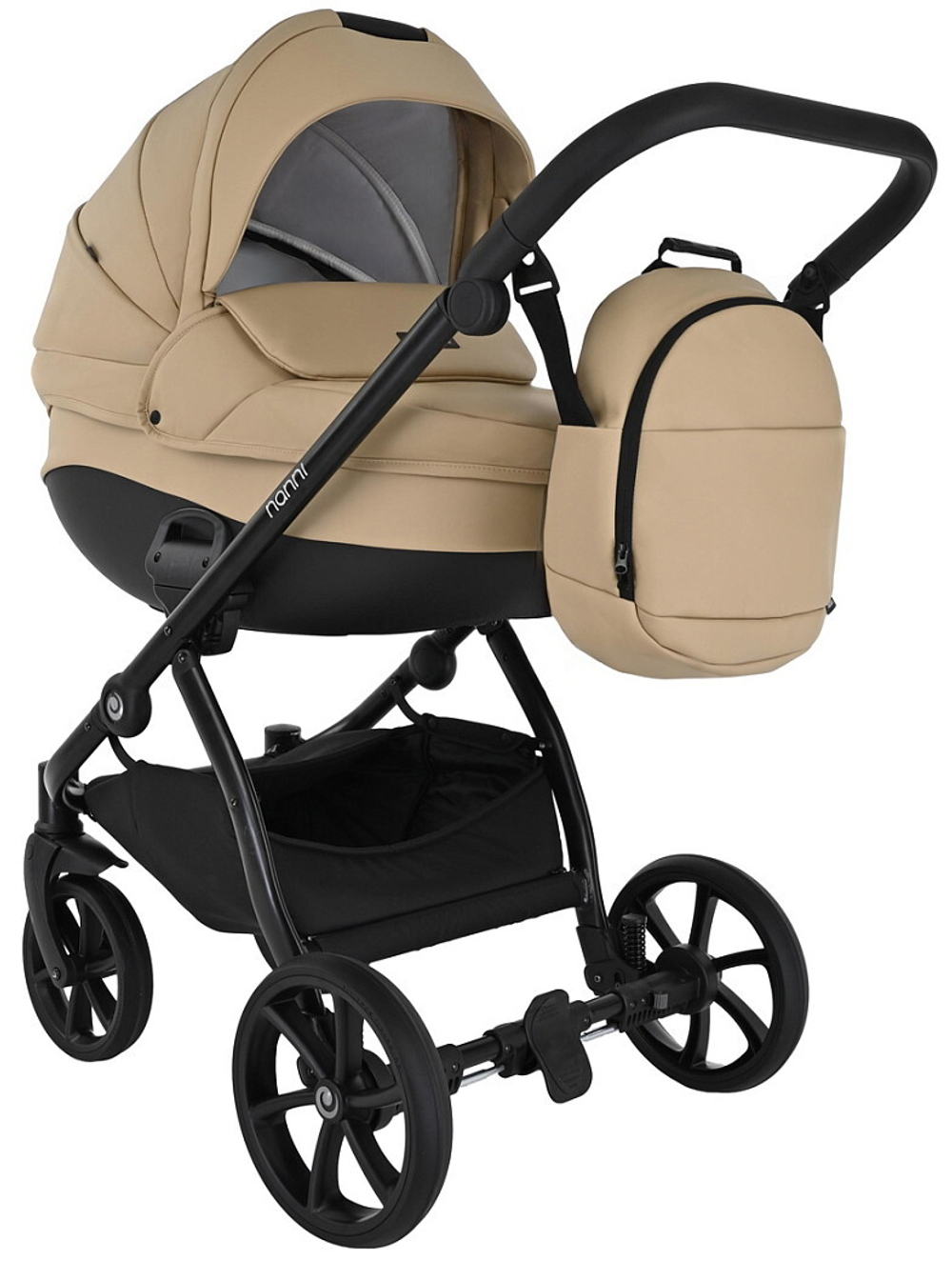 Детская коляска Tutis Nanni 7 Кожа 3 в 1 1533167 Caramel