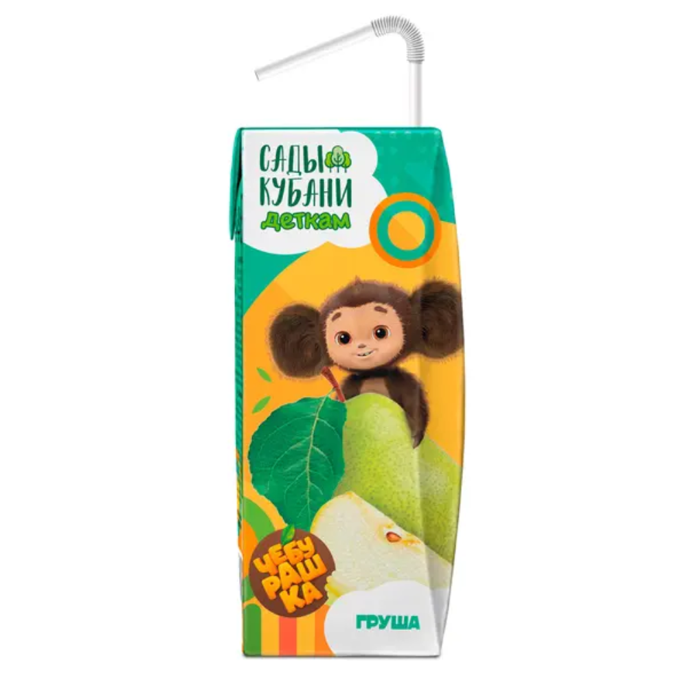 Натуральный сок Сады Кубани Чебурашка Груша 0,2 л