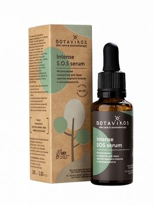 Интенсивная сыворотка против жирного блеска и несовершенств  Intense SOS serum, 30 мл (Botavikos)