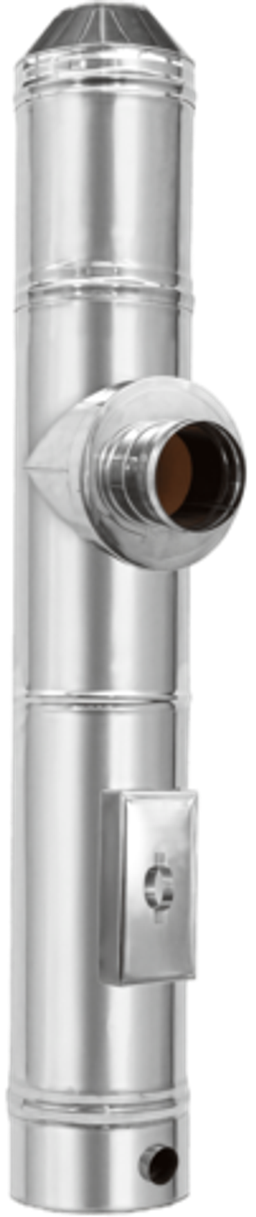 Керамические дымоходы с кожухом из нержавейки