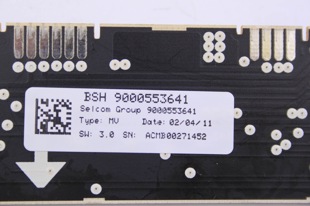 Модуль индикации посудомоечной машины Bosch/Siemens 9000553641