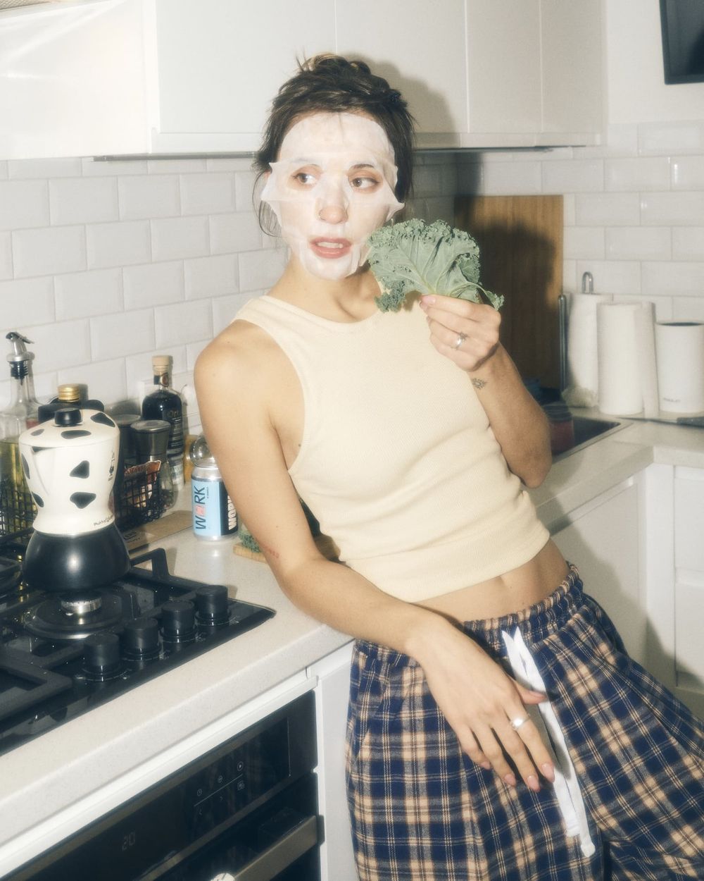 Майка One Two Tank Top Tapioca бежевая