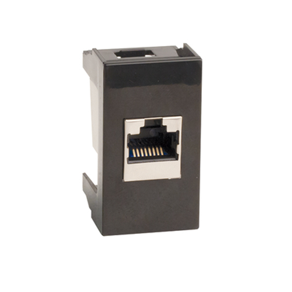 Розетка RJ-12,Viva,1 мод.,черн DKC