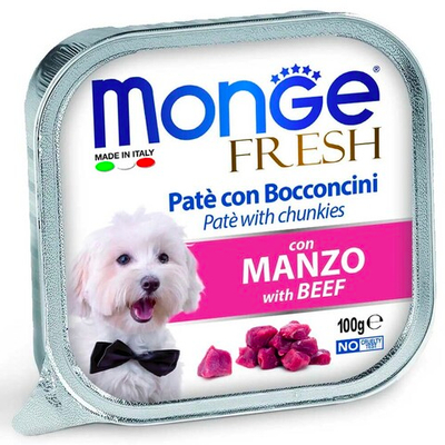 Monge Dog Fresh 100 г говядина - консервы для собак