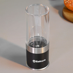 Мельница ручная для соли и перца, цвет черный