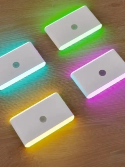 Ночник с датчиком движения, беспроводной светильник на магните, светодиодный