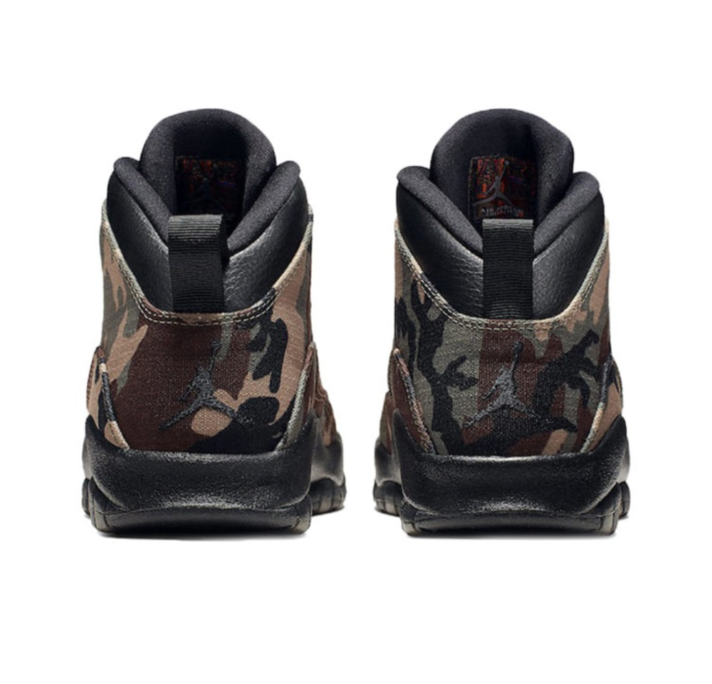 Кроссовки Air Jordan 10 Retro 'Woodland Camo' 310805-201