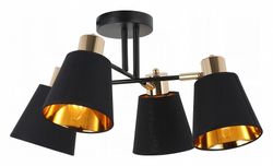 Люстра на штанге ILLUMICO Abelie IL6116-4COU-79 BK GD Abelie