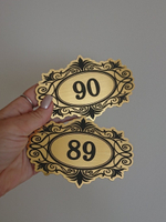 Номерок на дверь Ажур