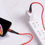 Кабель USB - Lightning BOROFONE BX32 (красный) 1м