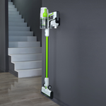 Пылесос вертикальный акк. Greenworks SV24532, 24V, б/щет, 350 Вт, 21 кПа, электрощетка, 3 насадки, LED, белый+зеленый, 1х4Ач и ЗУ (4702007UB)