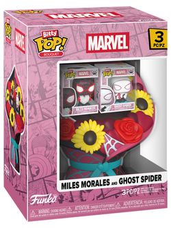 Набор Funko Bitty POP! Bouquet Spider-Man Miles Morales and Ghost Spider 3шт 87816