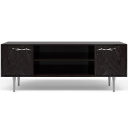 Тумба под ТВ Арт Колор leaves 155см Стайл Сильвер Терпкий коричневый