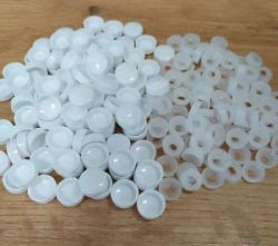 Декоративный колпачок для самореза белый 50 штук