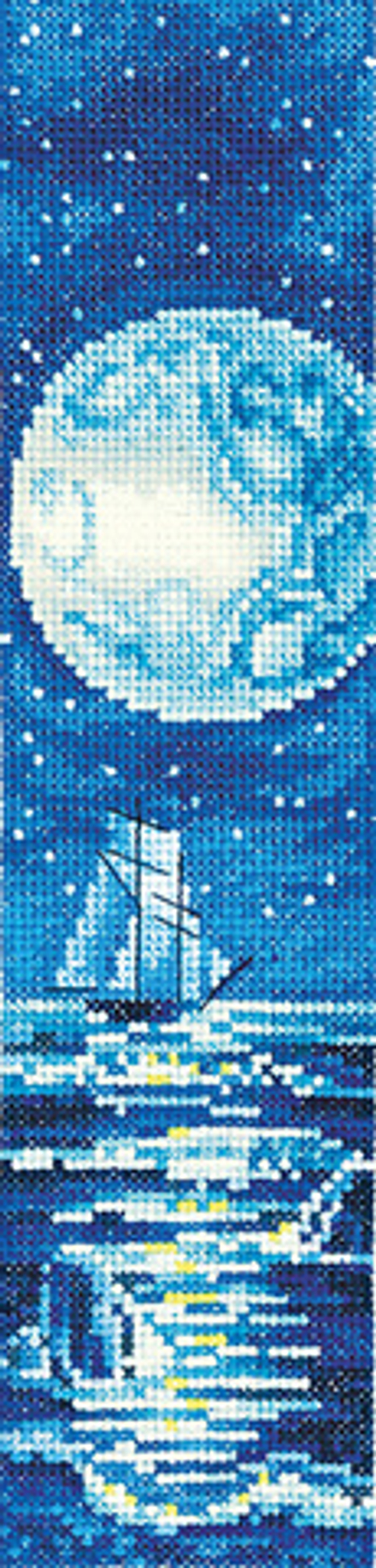 Набор для вышивания закладки "Голубая луна"