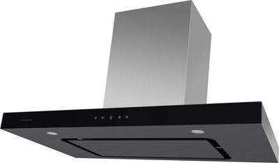 Кухонная вытяжка MAUNFELD Norfolk 90 нержавеющая сталь\черное стекло