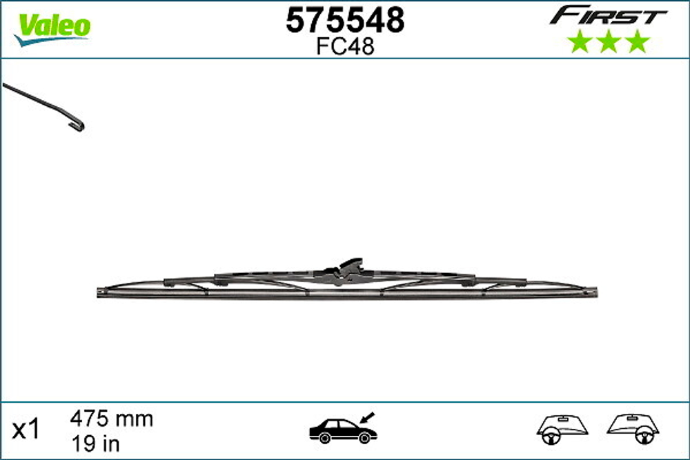 VALEO - 575548-VAL - Wiper Blade